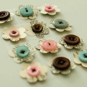 Button flowers